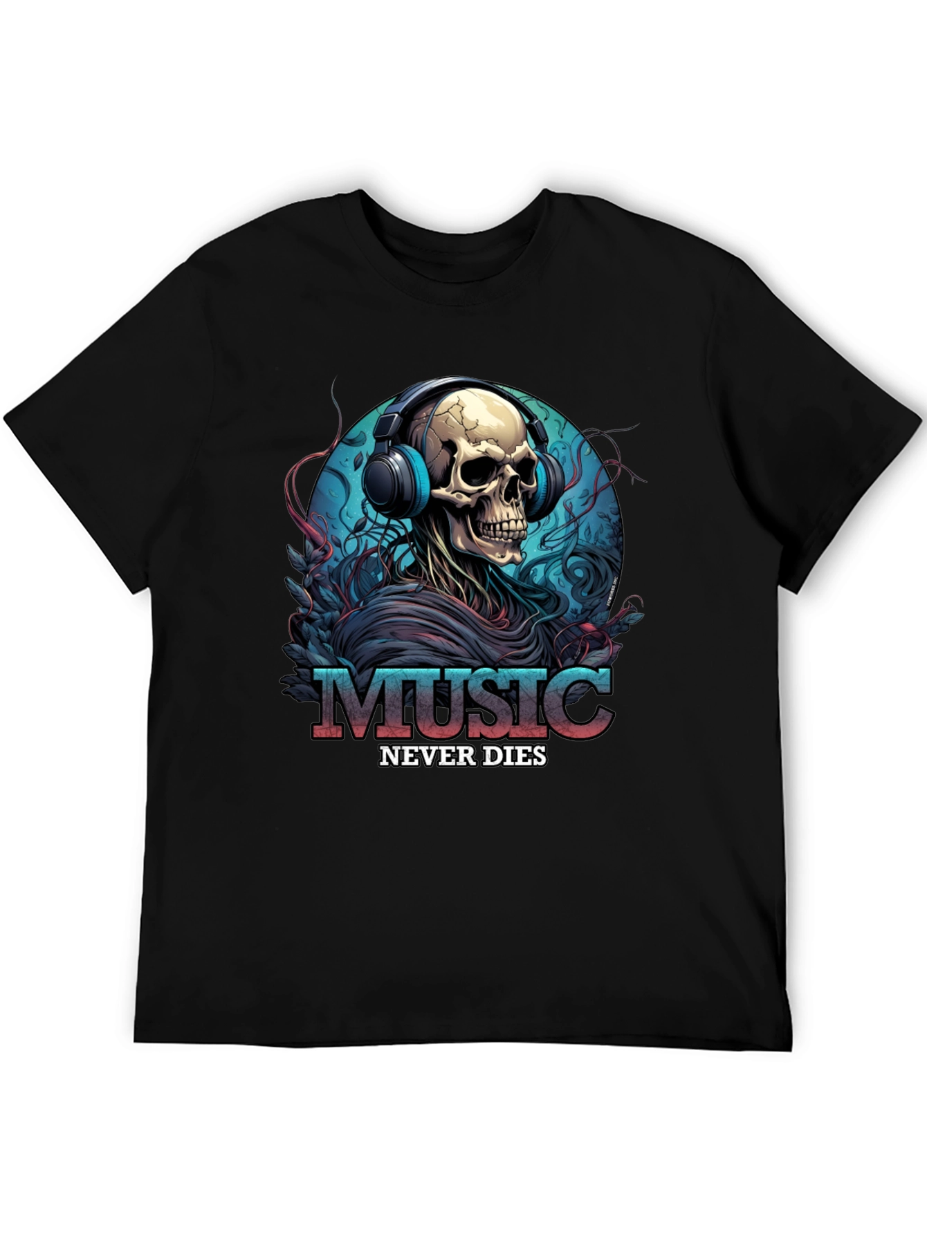 Music Never Dies Graphic T-Shirt