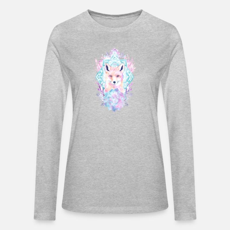 Mystic Fox with Floral Mandala