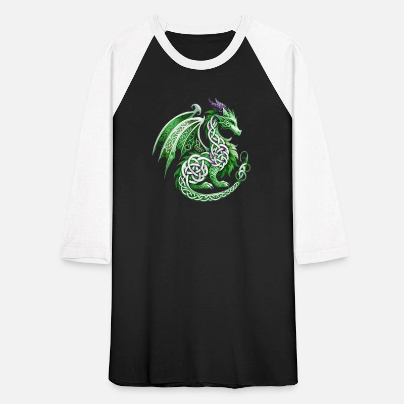 Mythical Green Celtic Dragon Fantasy Art