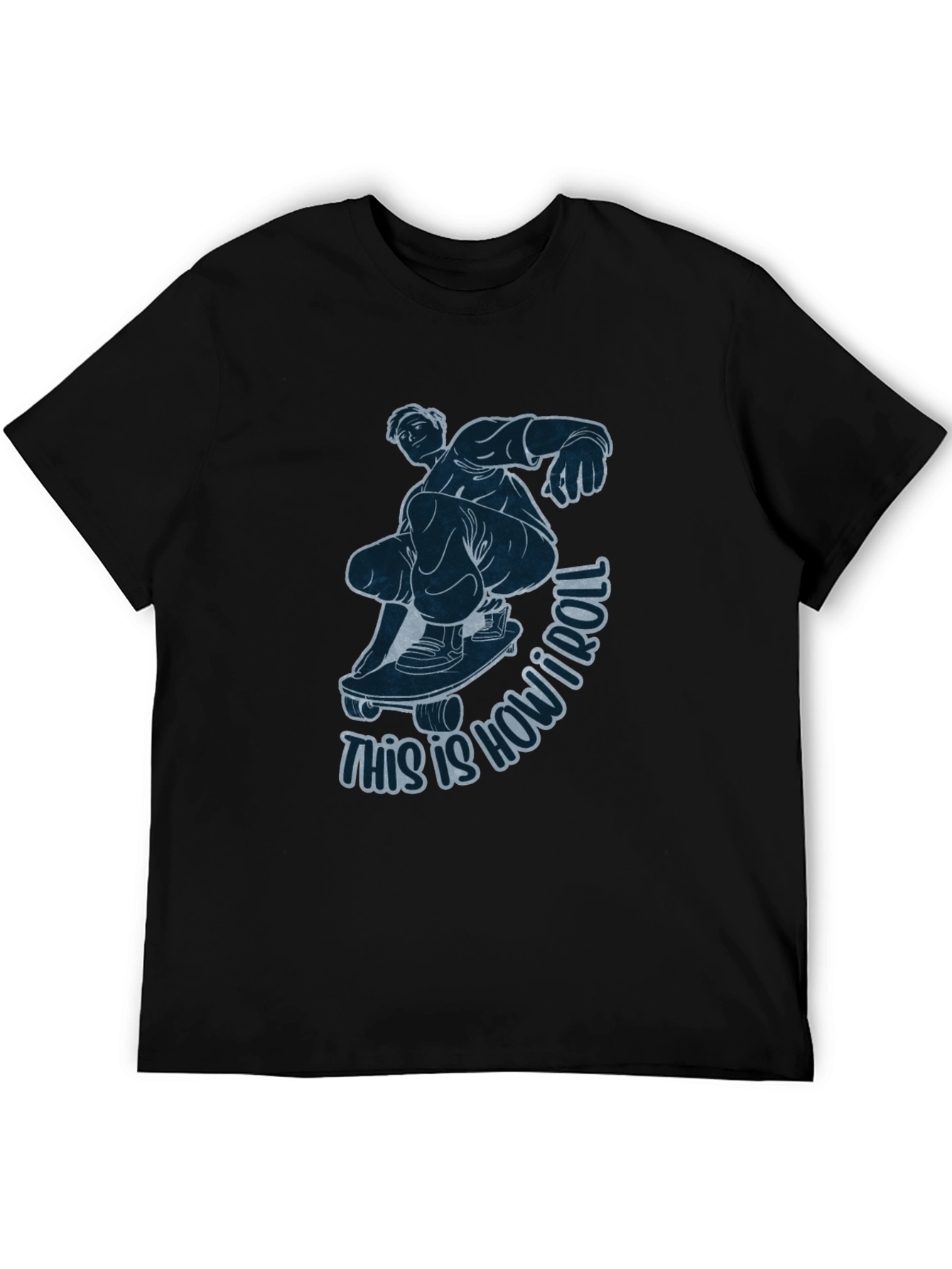 Skateboarder Graphic Tee - This Is How I Roll