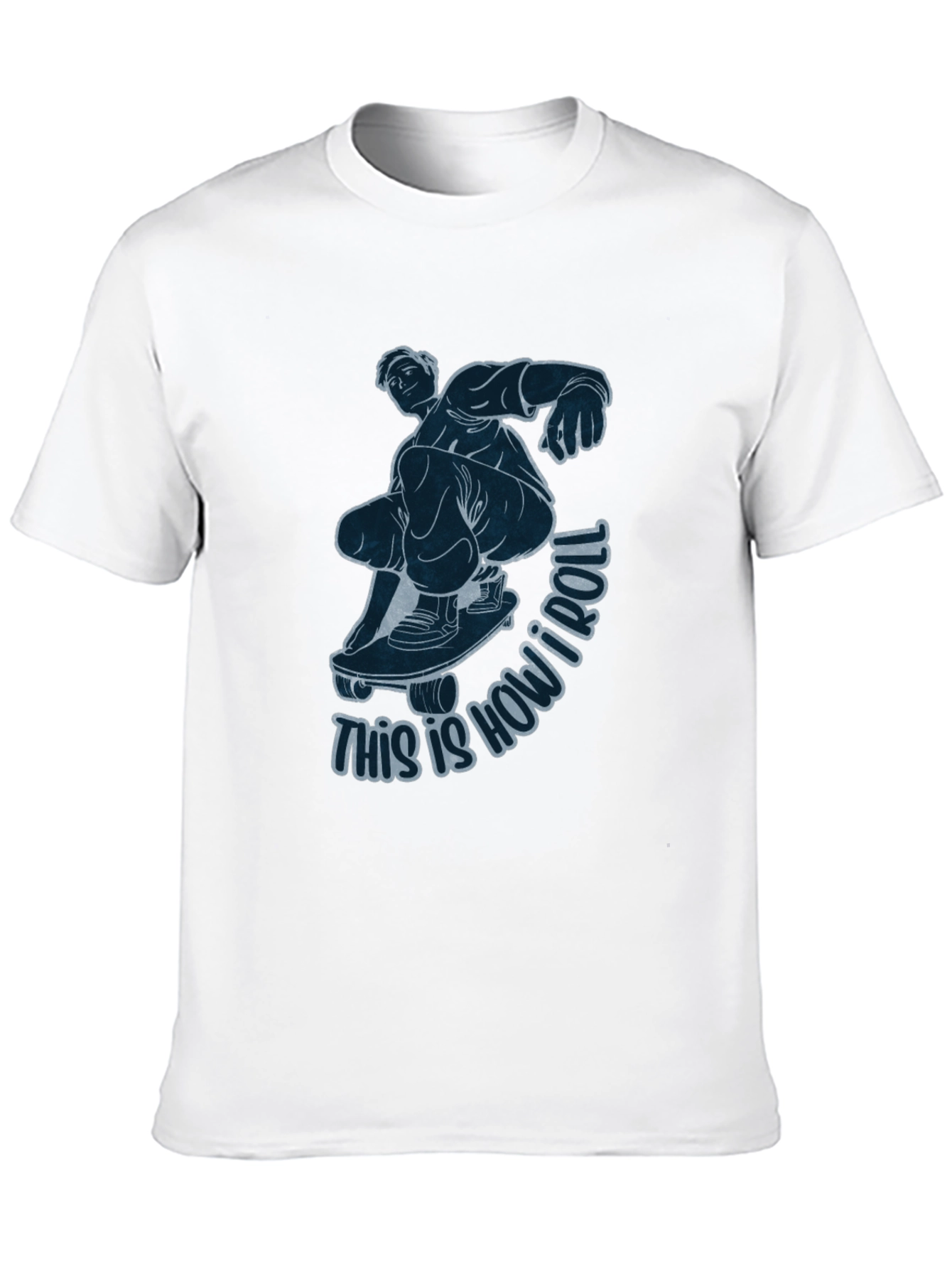 Skateboarder Graphic Tee - This Is How I Roll