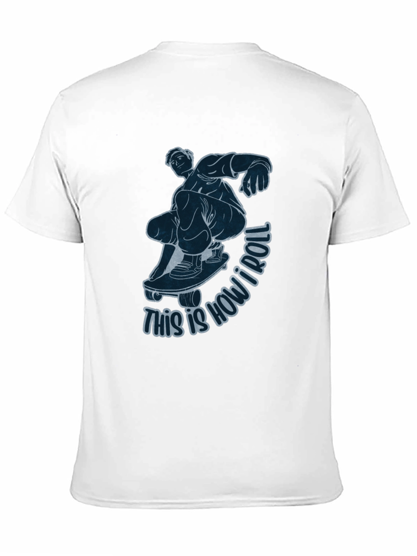 Skateboarder Graphic Tee - This Is How I Roll