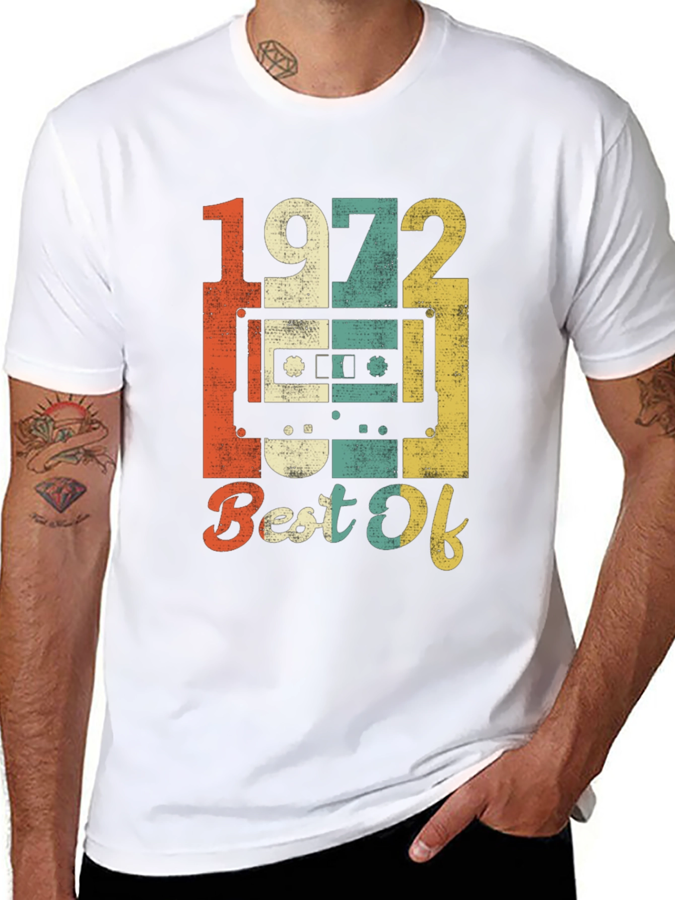 1972 Best Of Cassette Tape Graphic Tee