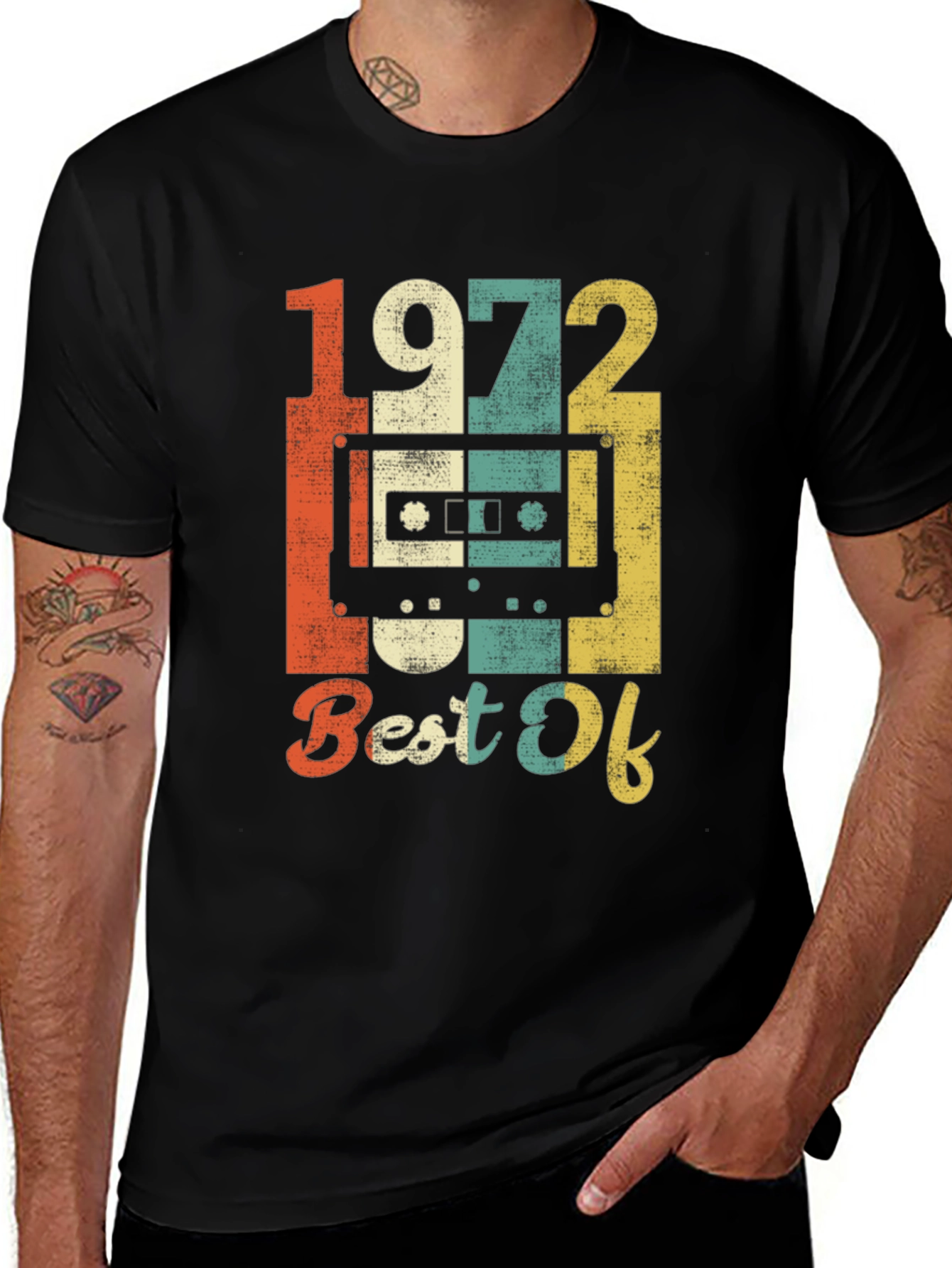 1972 Best Of Cassette Tape Graphic Tee