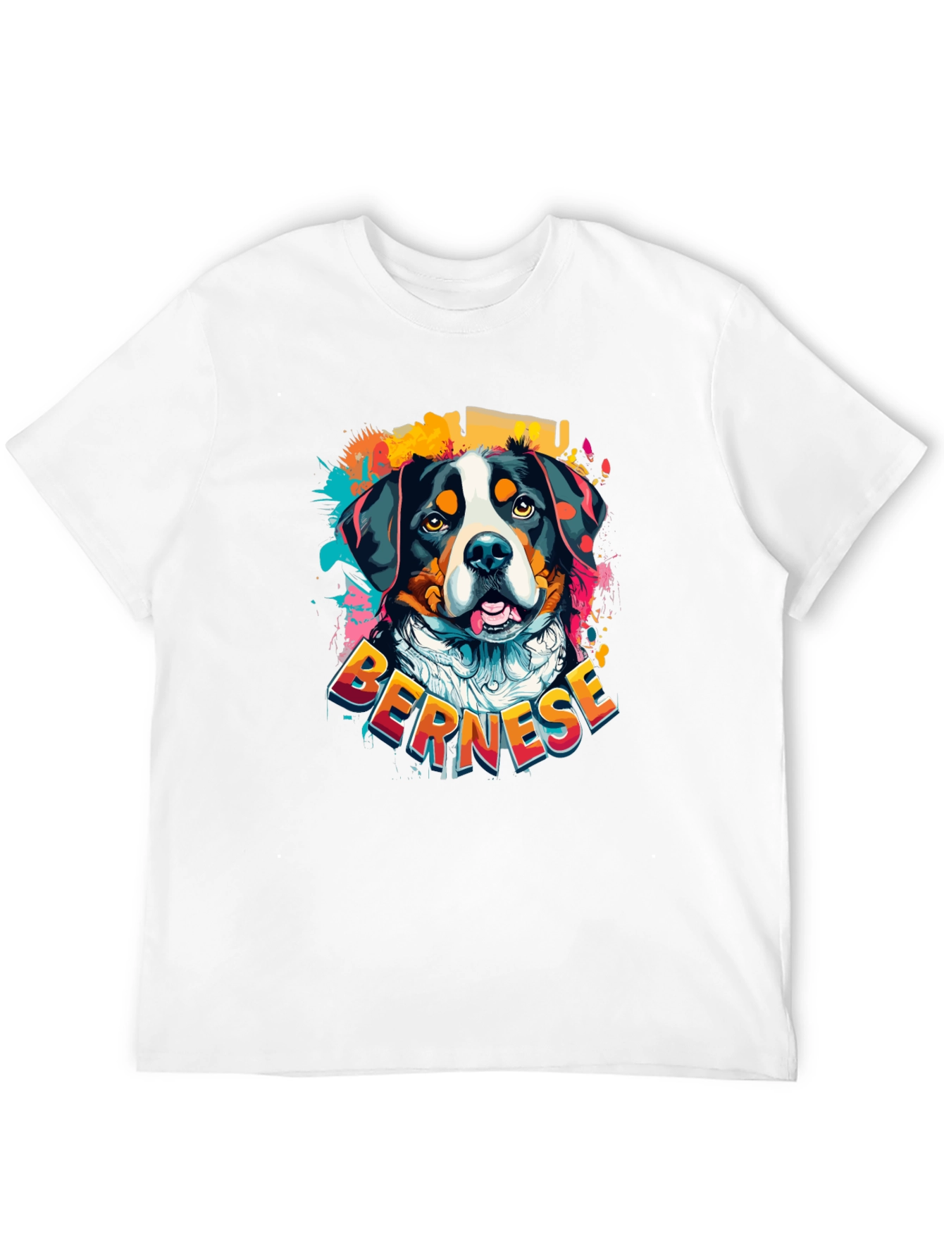 Bernese Mountain Dog Graphic T-Shirt