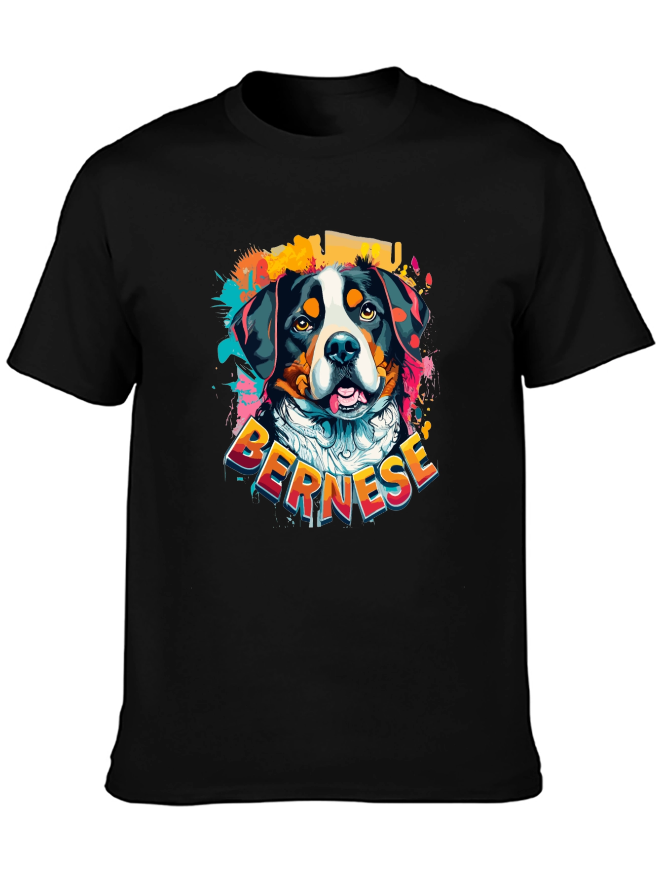 Bernese Mountain Dog Graphic T-Shirt