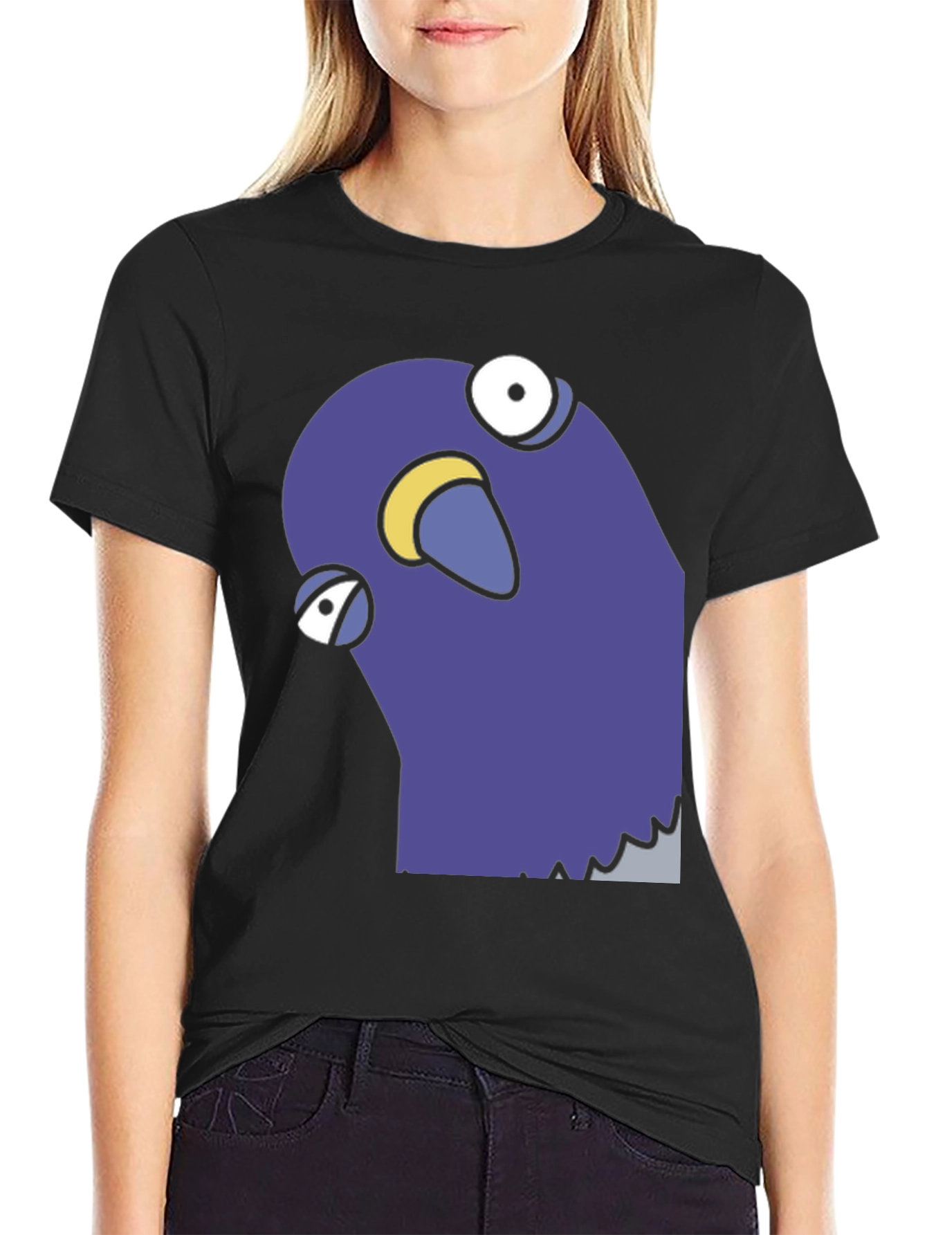 Funny Pigeon Graphic T-Shirt - Quirky Bird Tee