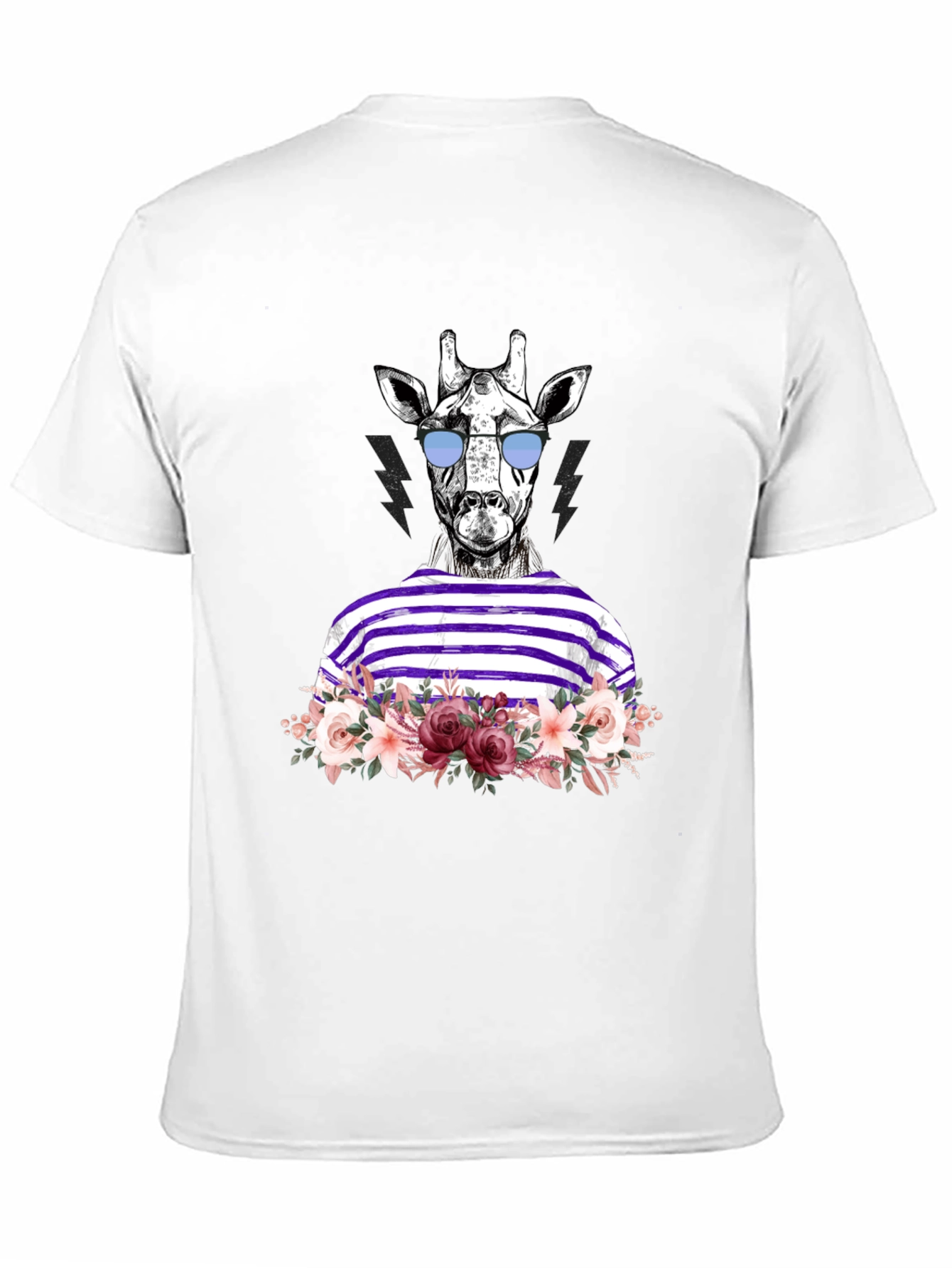 Giraffe in Shades Graphic Tee