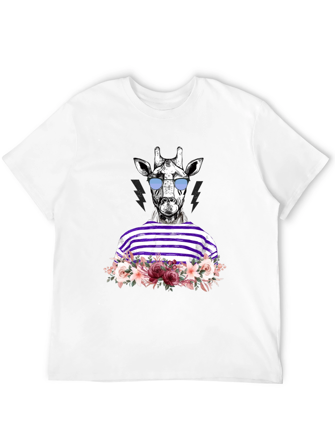 Giraffe in Shades Graphic Tee