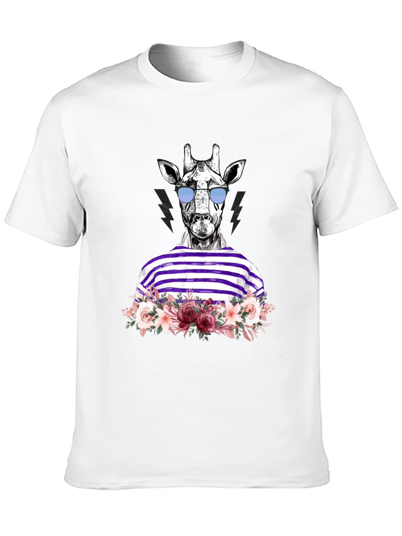 Giraffe in Shades Graphic Tee