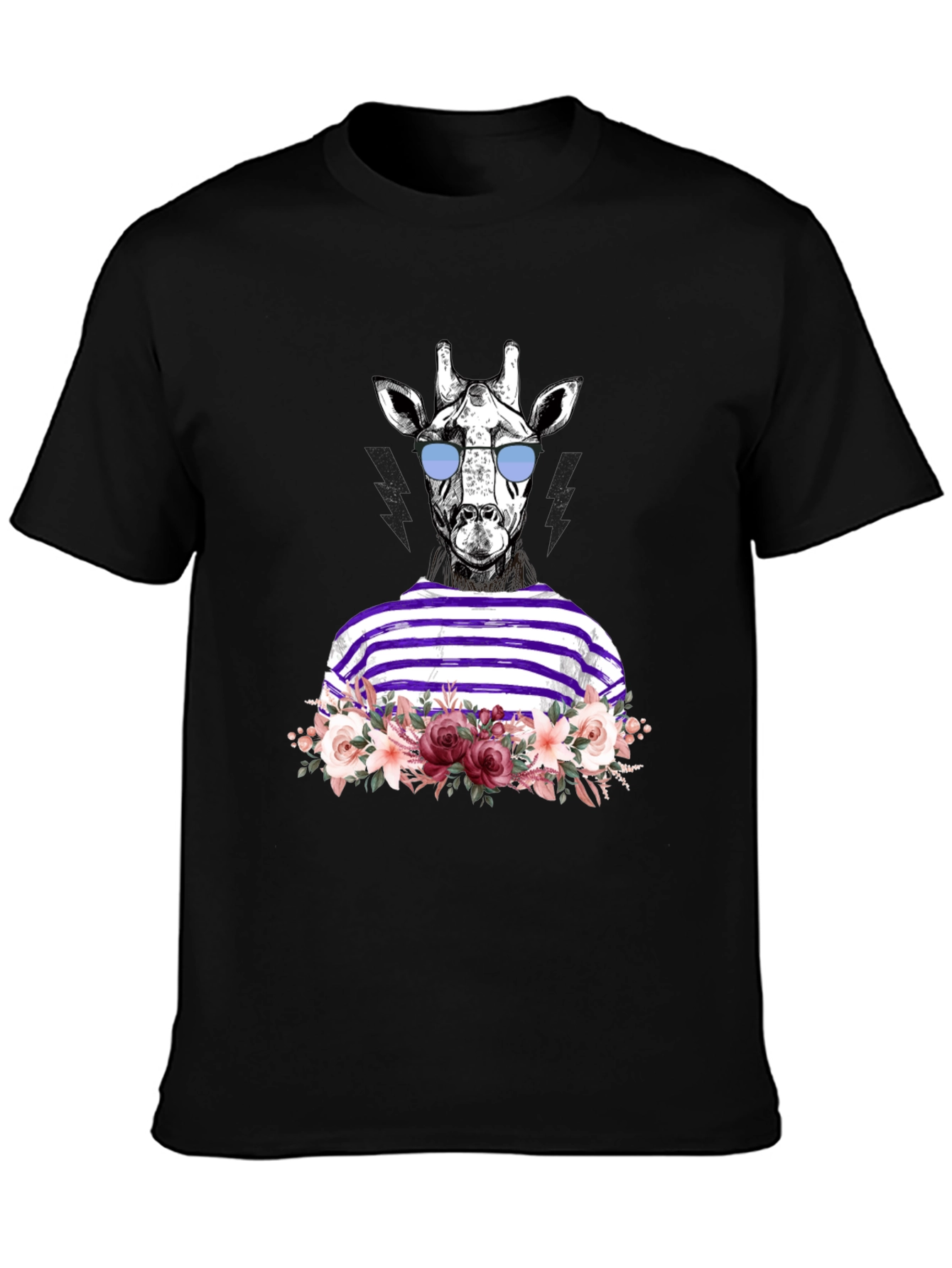 Giraffe in Shades Graphic Tee