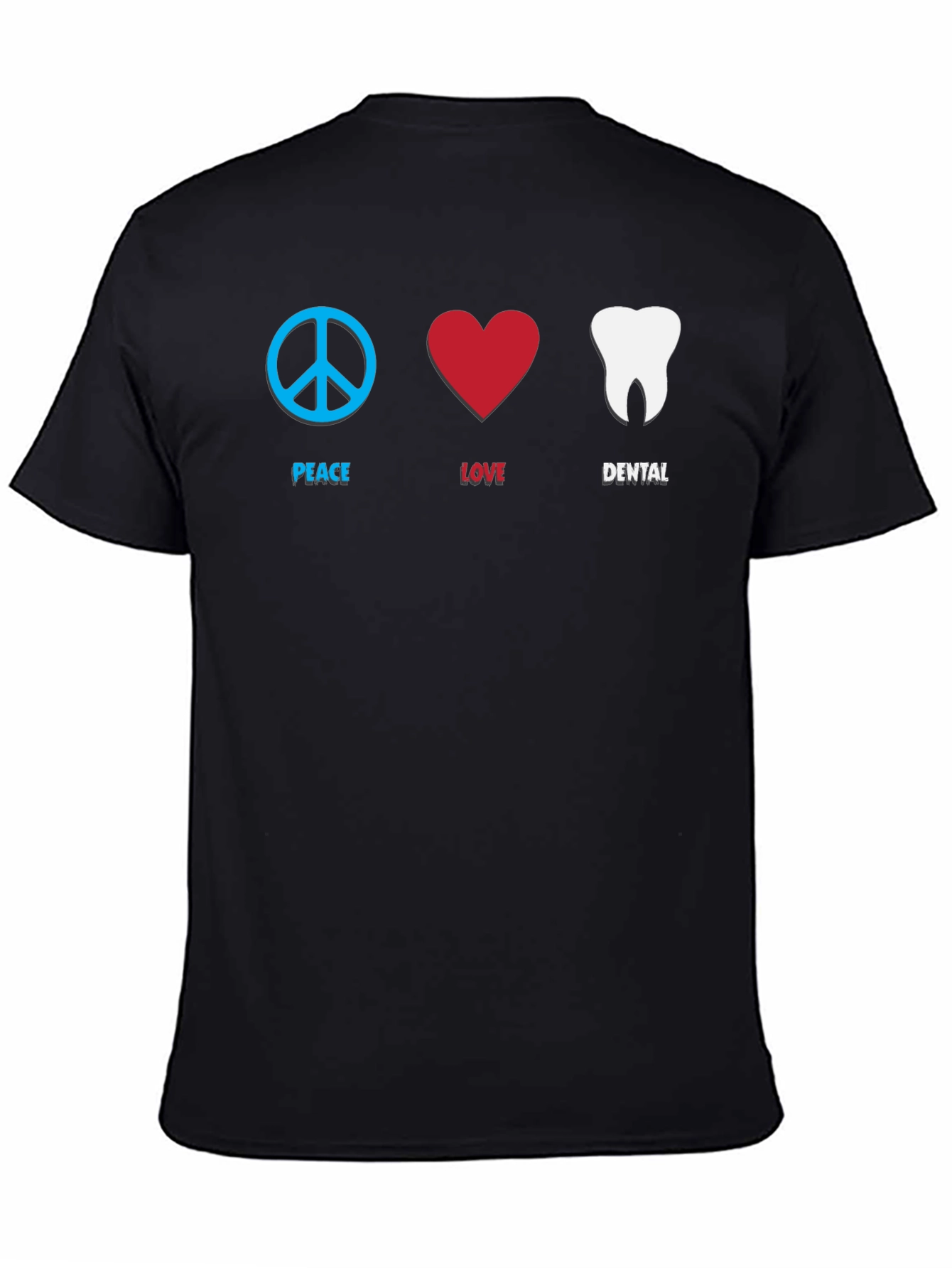 Peace Love Dental T-Shirt - Unisex Cotton Tee