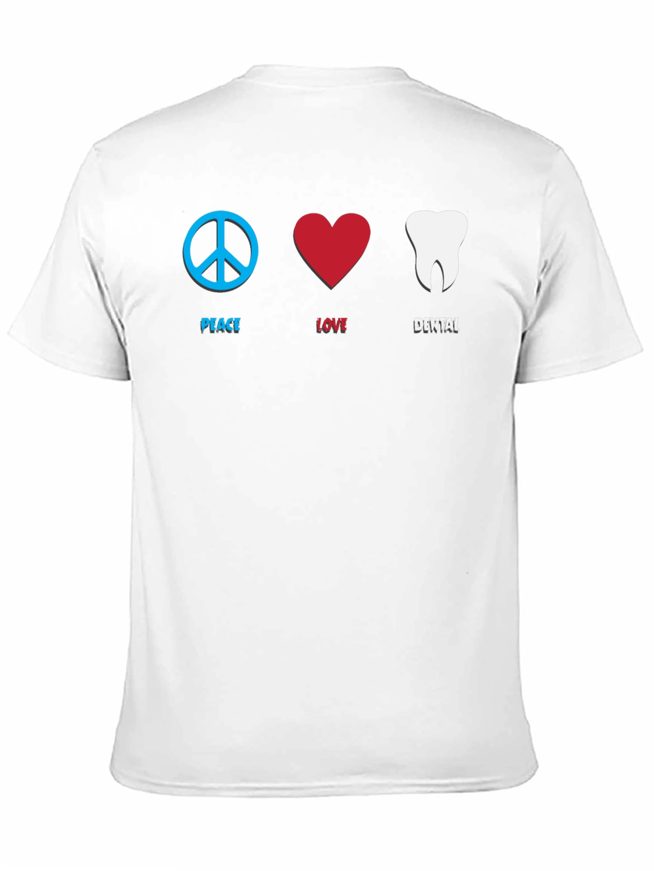Peace Love Dental T-Shirt - Unisex Cotton Tee
