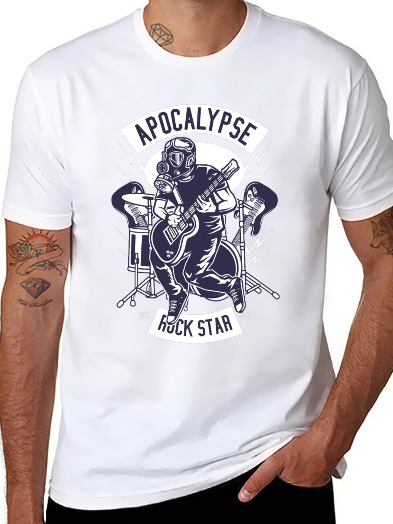 Apocalypse Rock Star Graphic T-Shirt