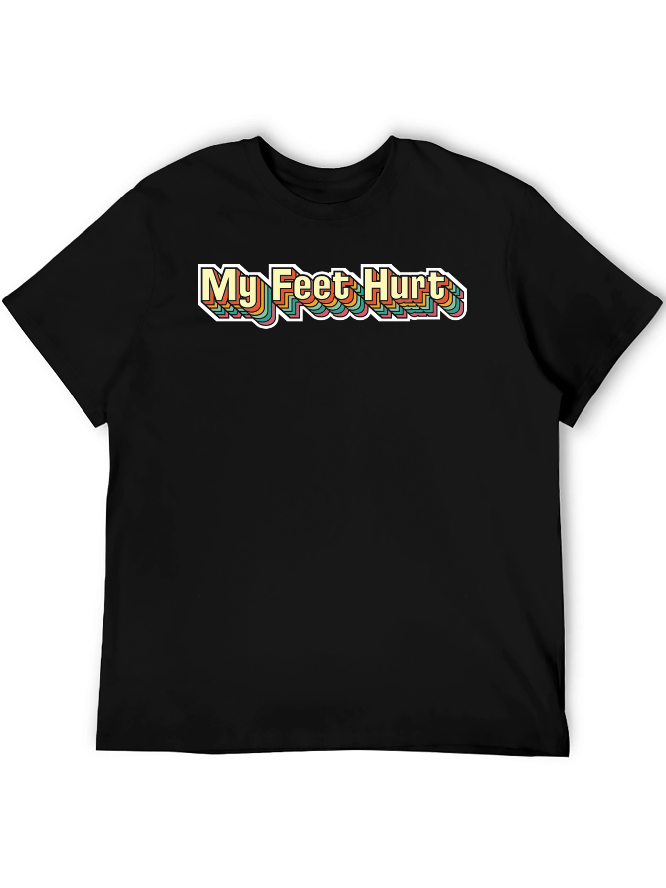 Retro My Feet Hurt Graphic T-Shirt