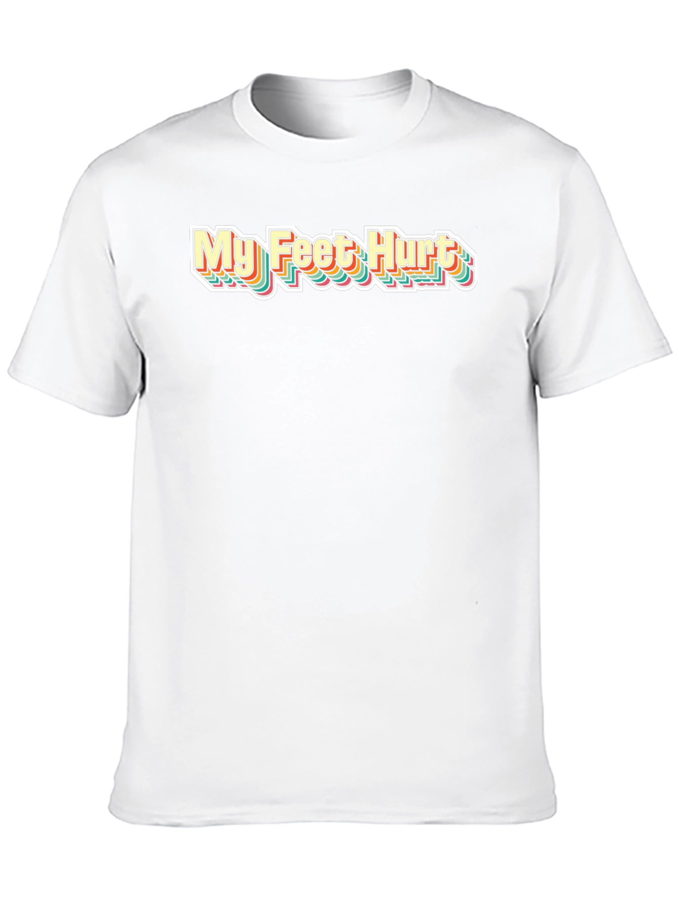 Retro My Feet Hurt Graphic T-Shirt