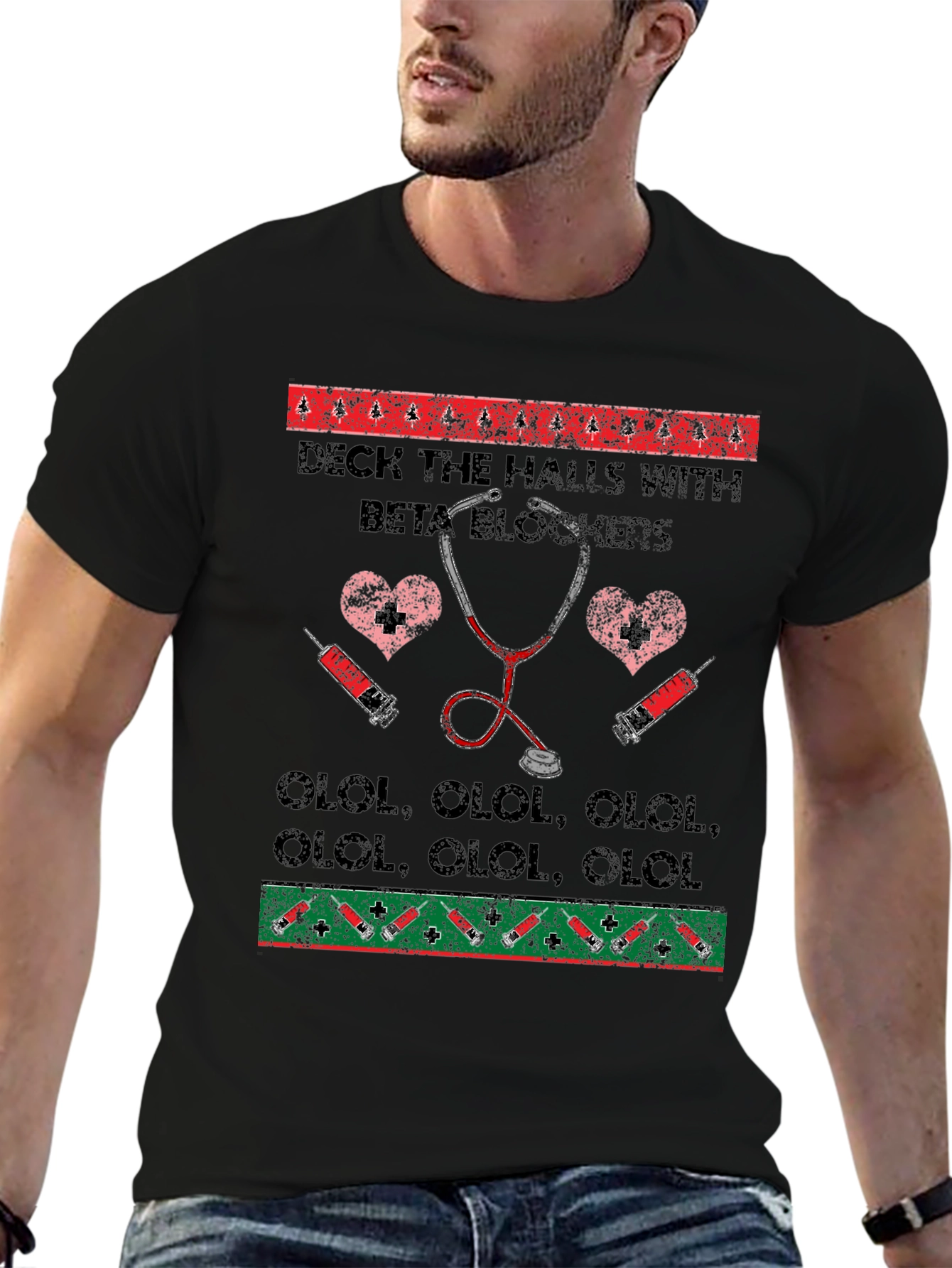 Deck the Halls with Beta Blockers T-Shirt