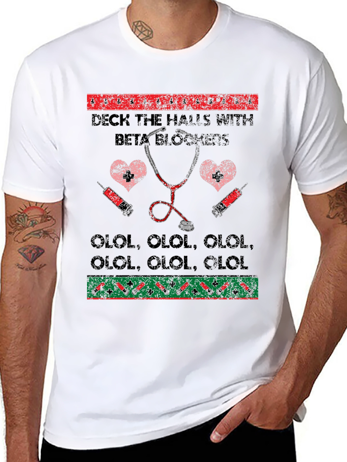 Deck the Halls with Beta Blockers T-Shirt