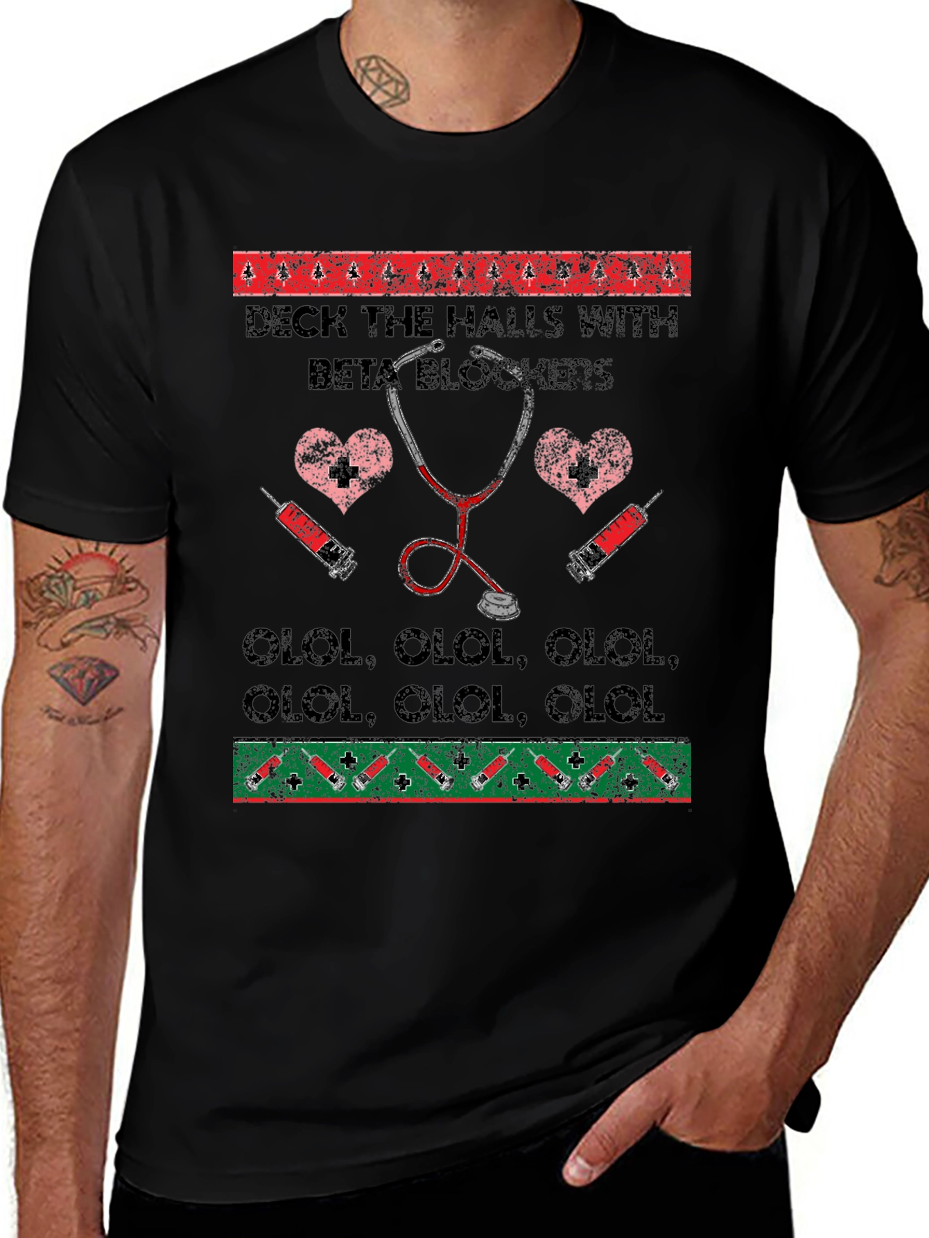 Deck the Halls with Beta Blockers T-Shirt