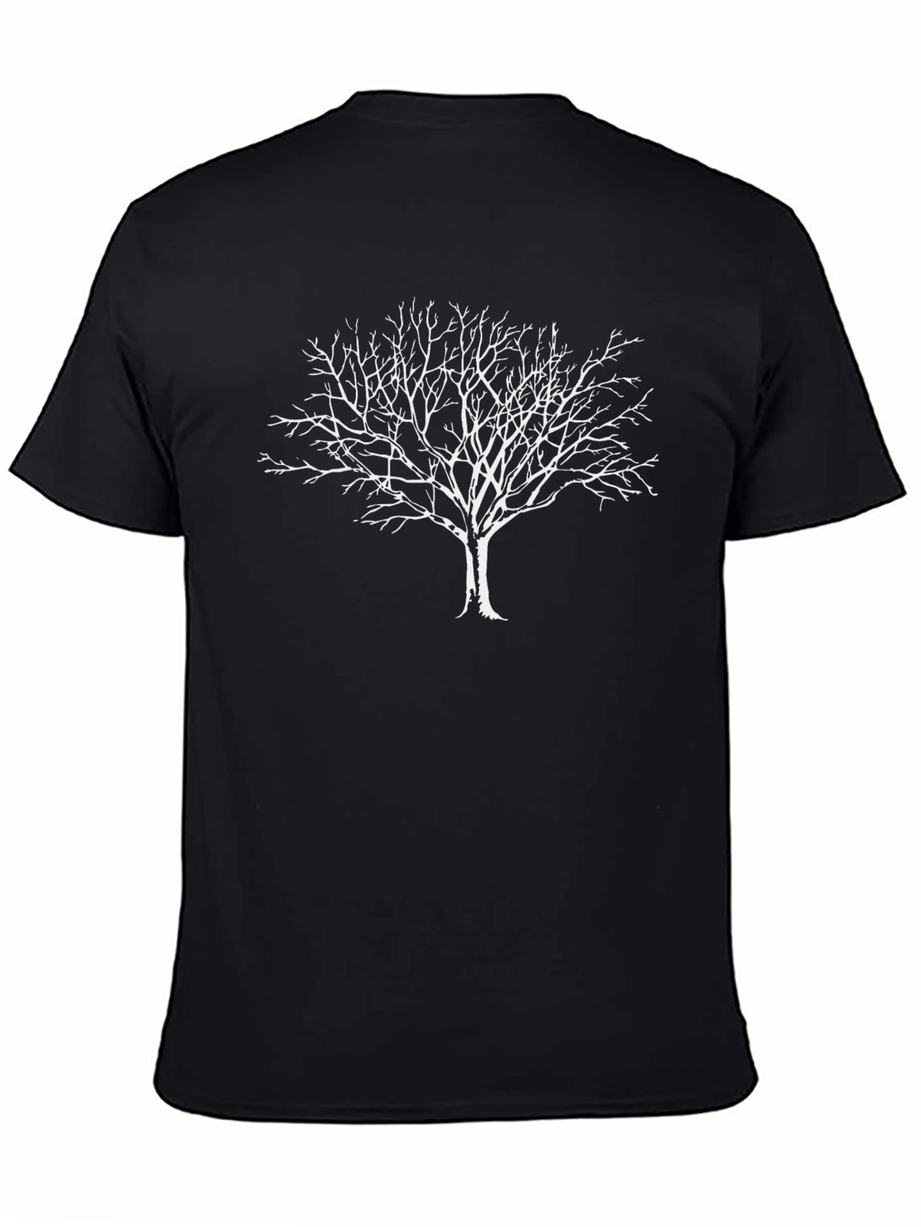 Bare Tree Graphic Tee - Nature Inspired Black T-Shirt