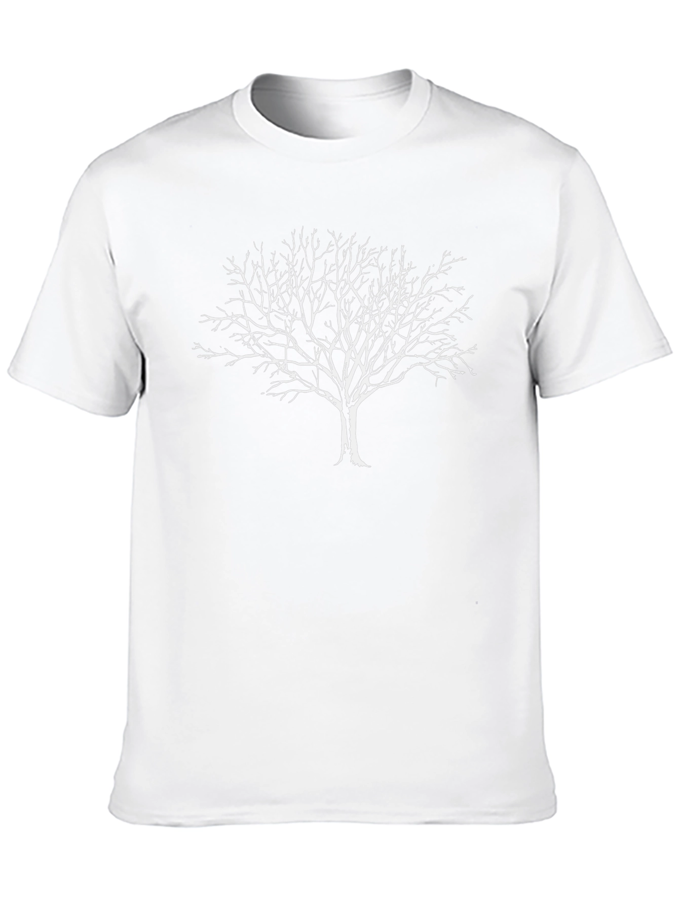 Bare Tree Graphic Tee - Nature Inspired Black T-Shirt