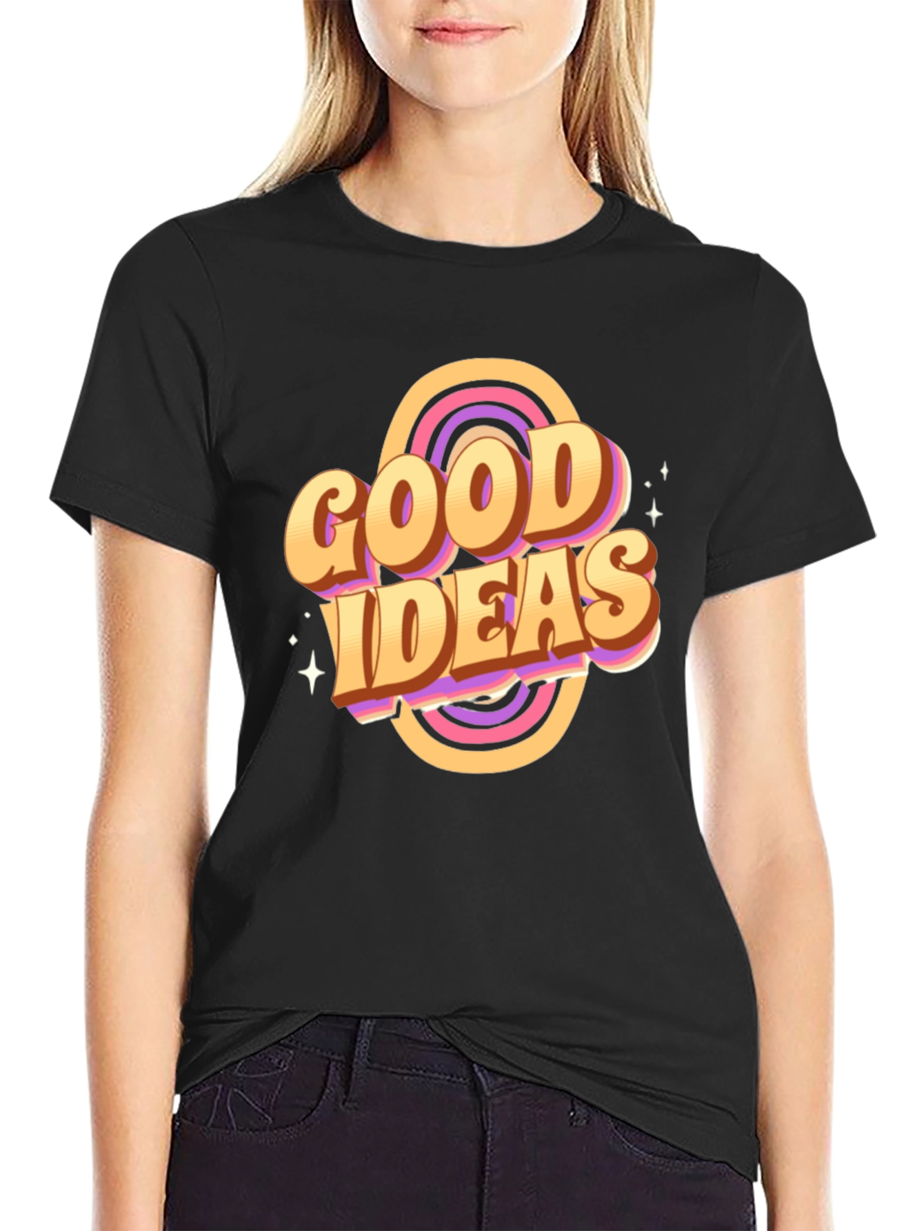 Good Ideas Graphic Tee - Retro Style T-Shirt