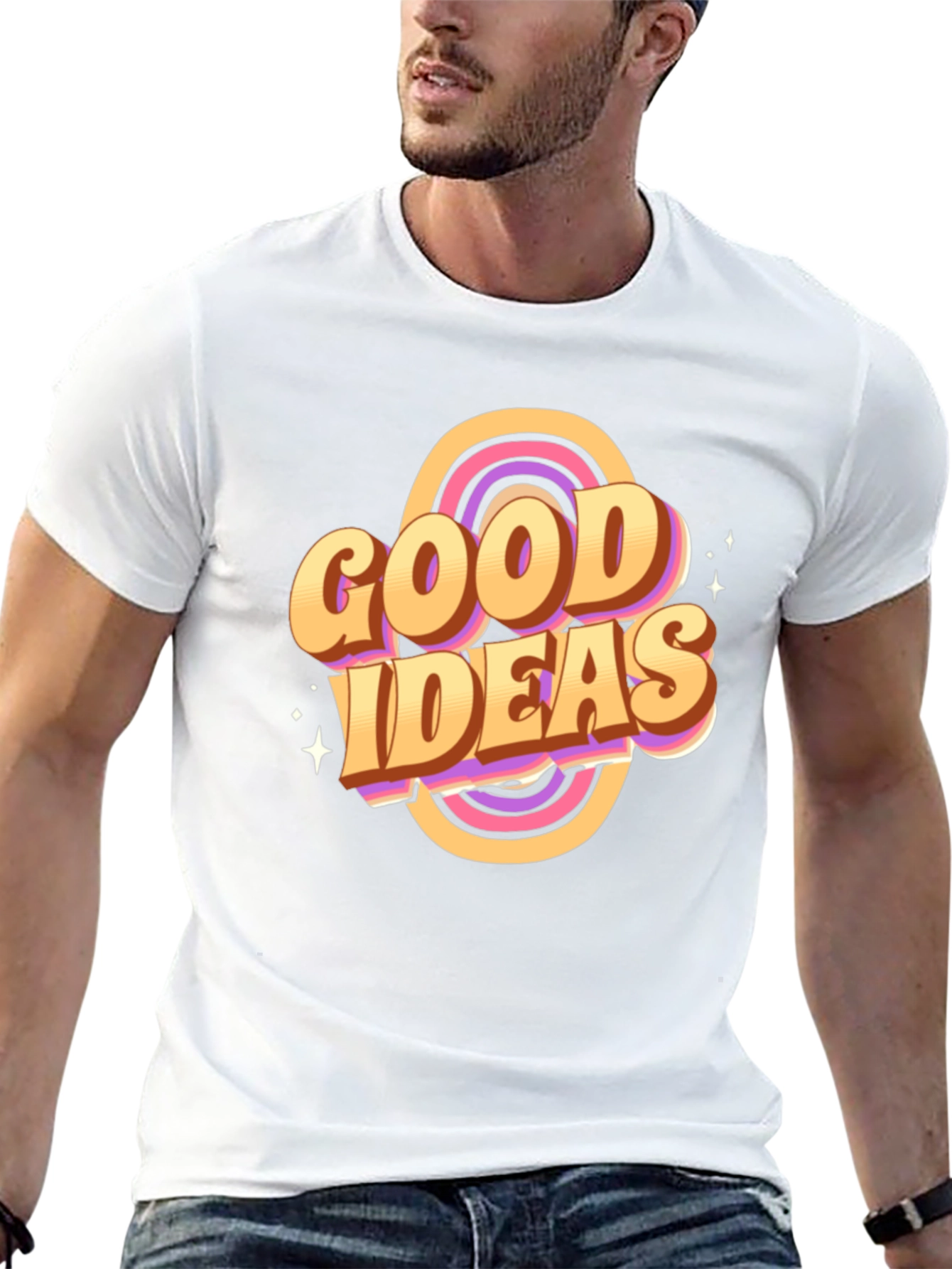 Good Ideas Graphic Tee - Retro Style T-Shirt