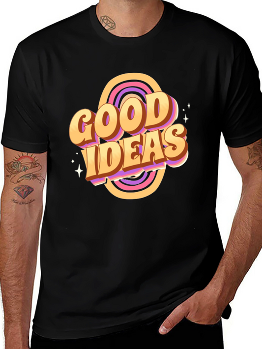 Good Ideas Graphic Tee - Retro Style T-Shirt