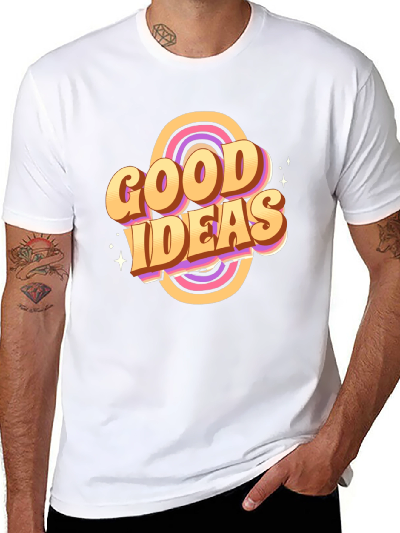 Good Ideas Graphic Tee - Retro Style T-Shirt