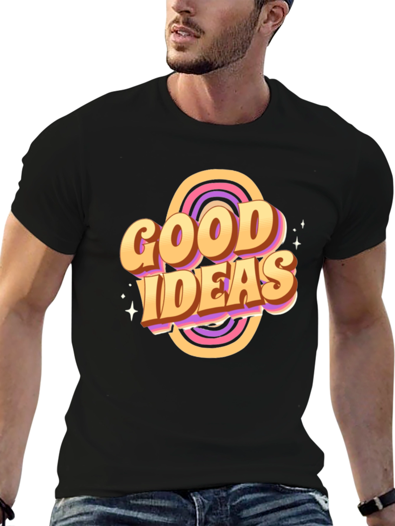 Good Ideas Graphic Tee - Retro Style T-Shirt