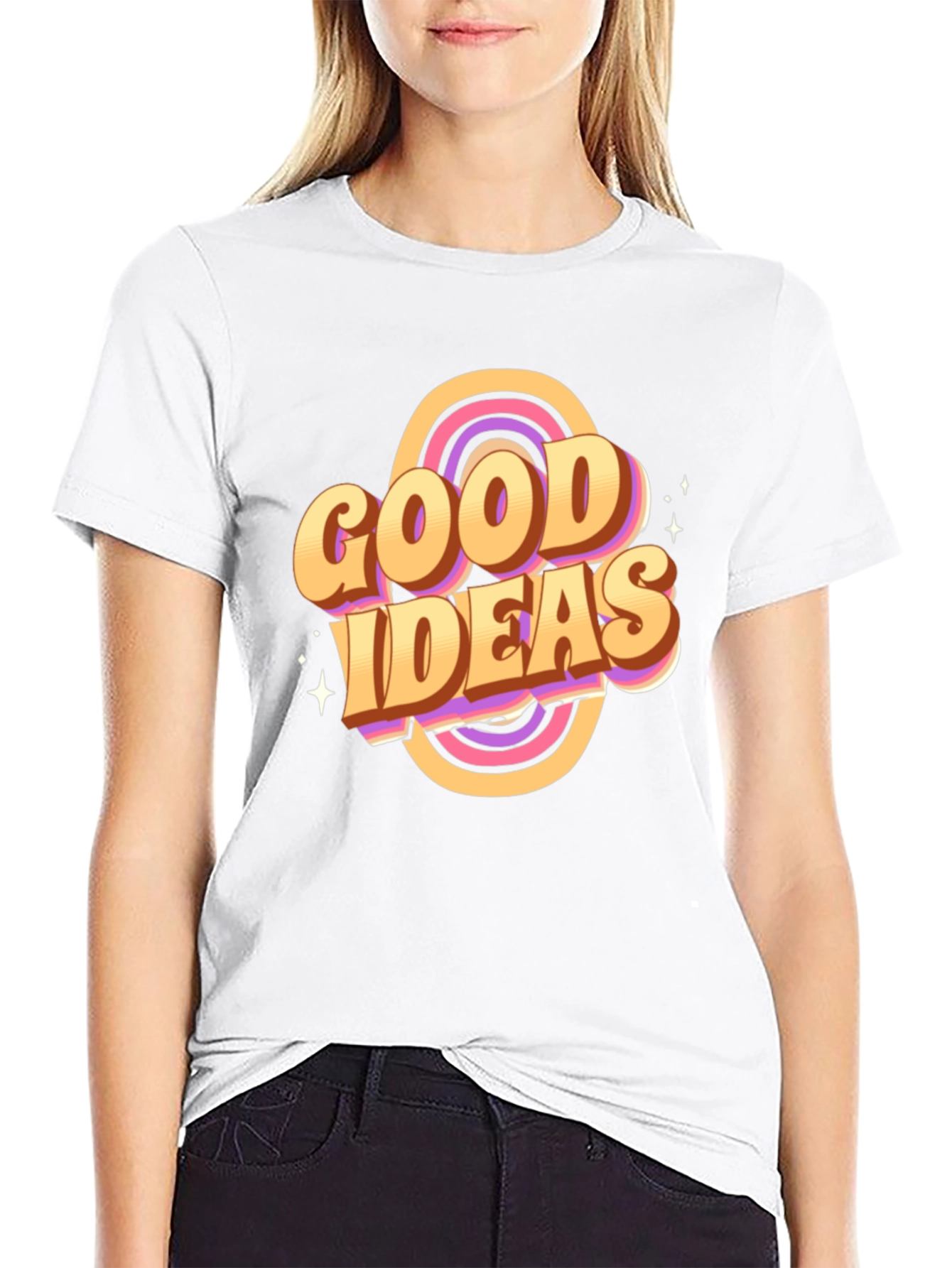 Good Ideas Graphic Tee - Retro Style T-Shirt