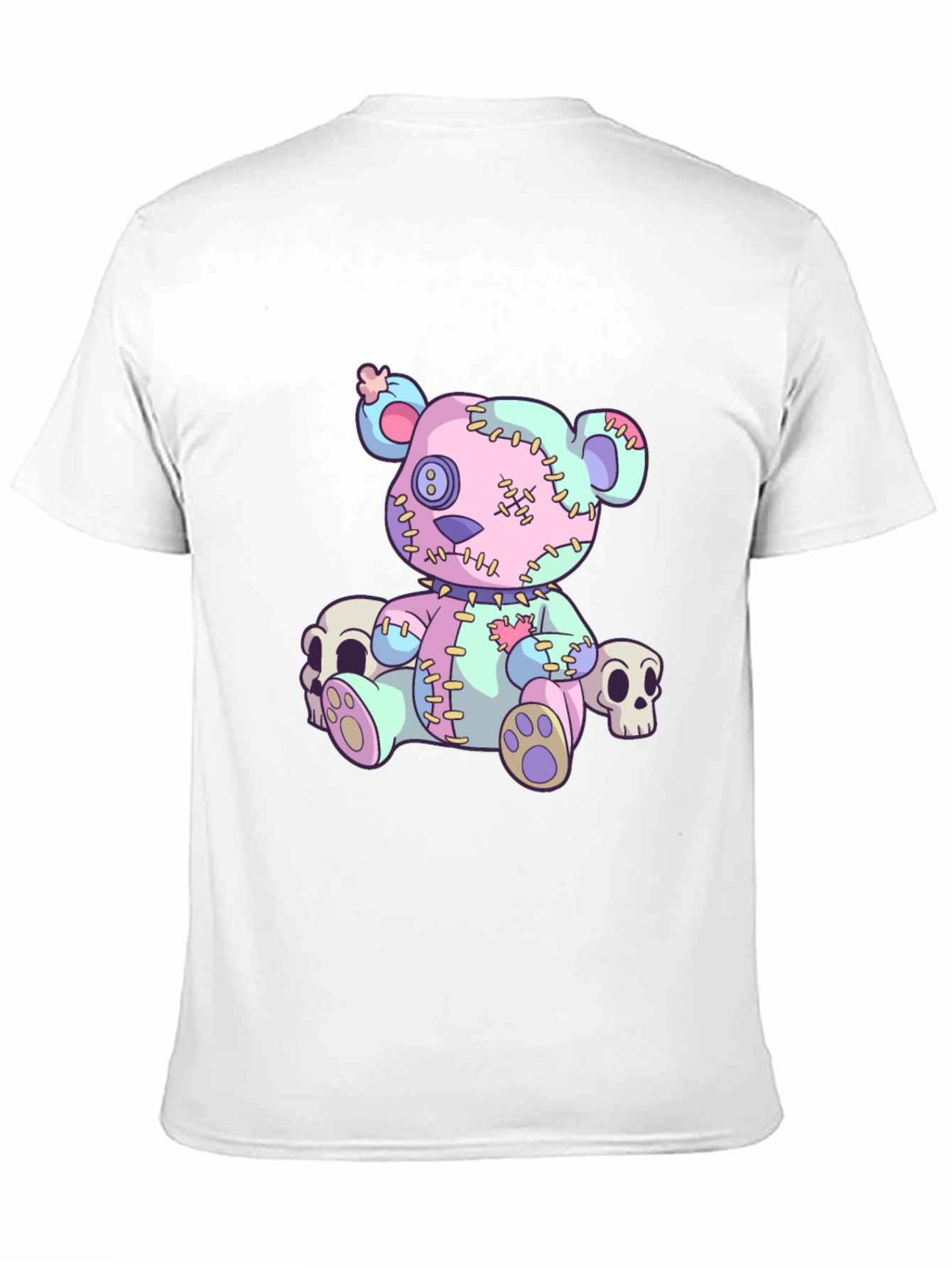 Stitched Teddy Bear Graphic Tee