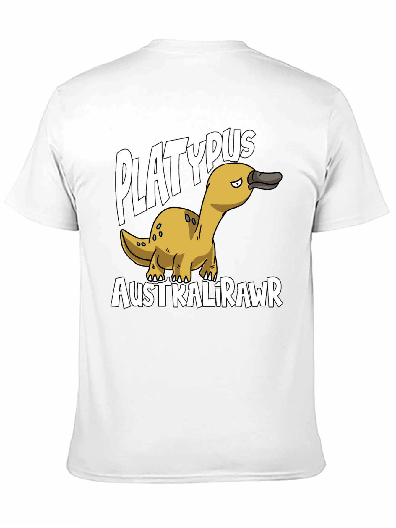 Platypus Australirawr Funny Graphic T-Shirt