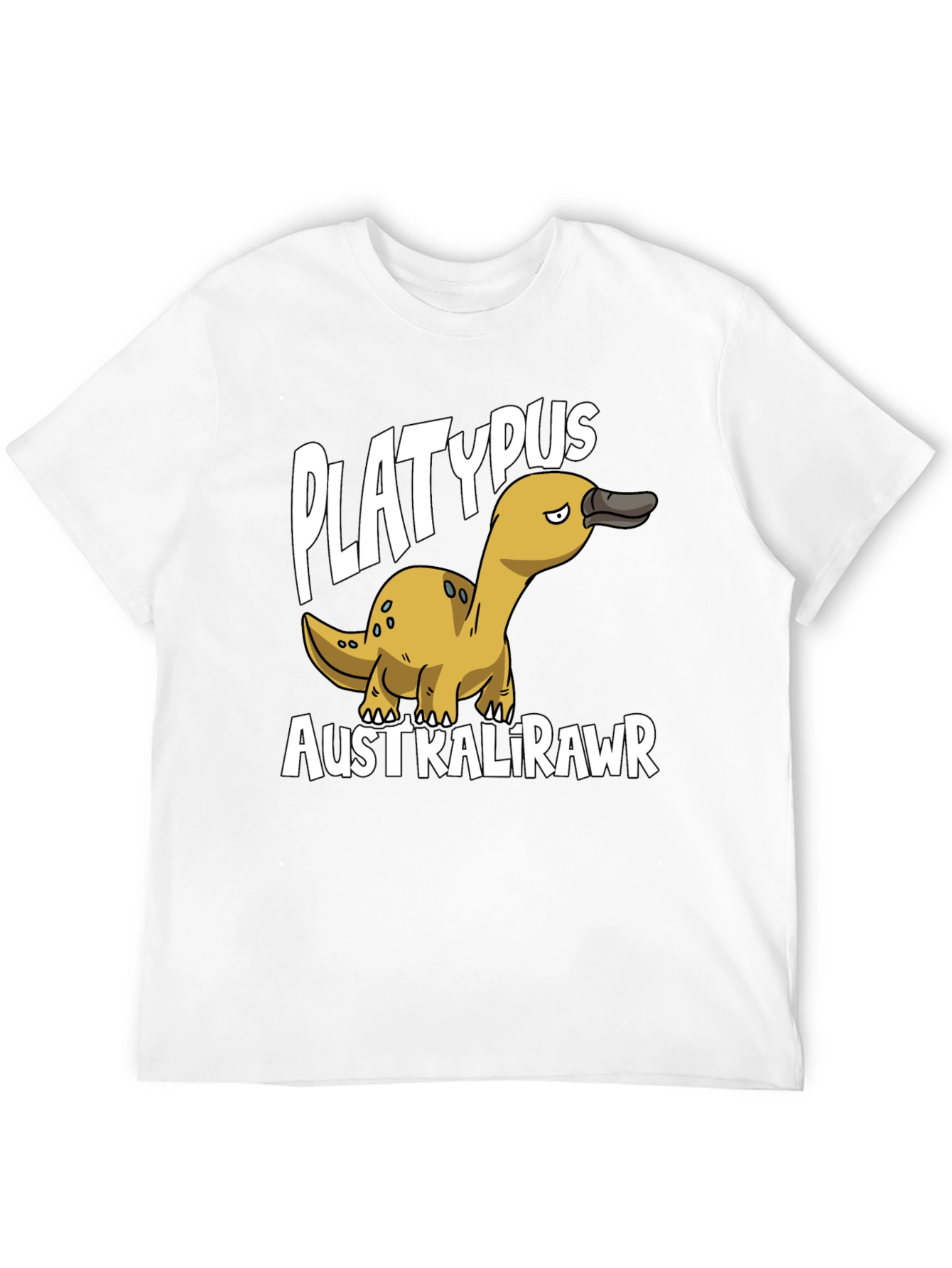Platypus Australirawr Funny Graphic T-Shirt