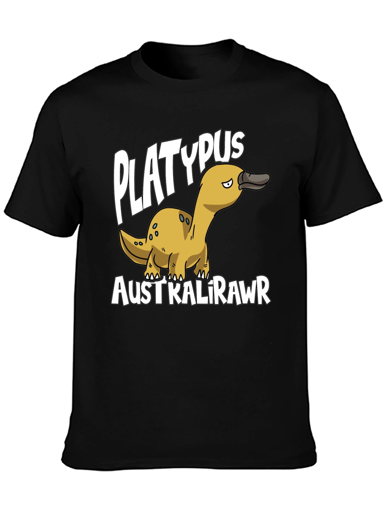 Platypus Australirawr Funny Graphic T-Shirt