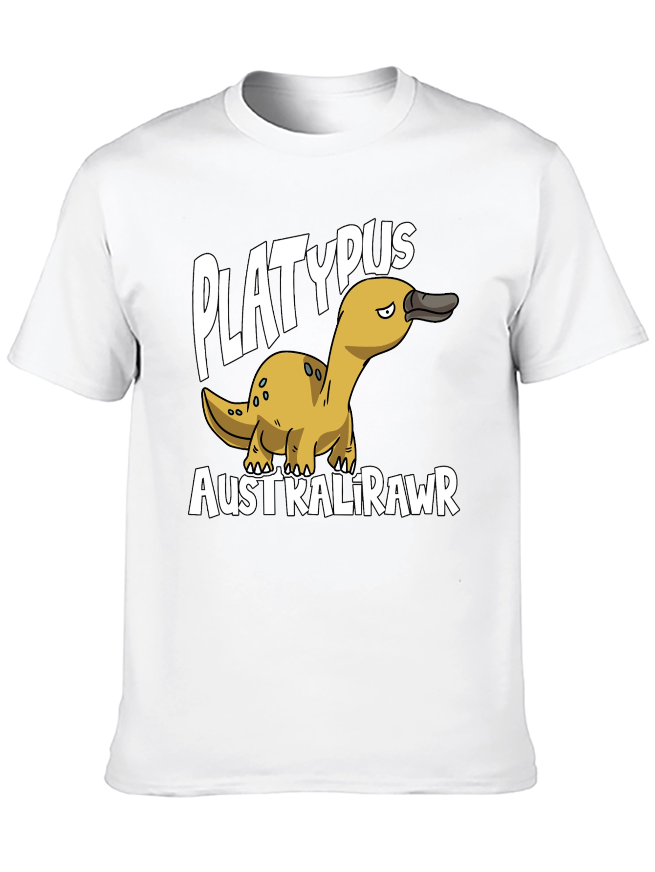 Platypus Australirawr Funny Graphic T-Shirt