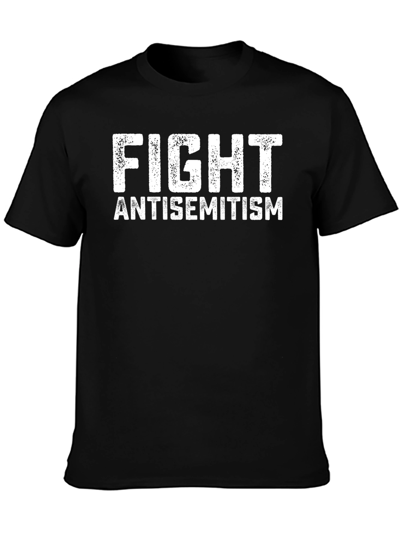 Fight Antisemitism Graphic Tee - Black Unisex T-Shirt