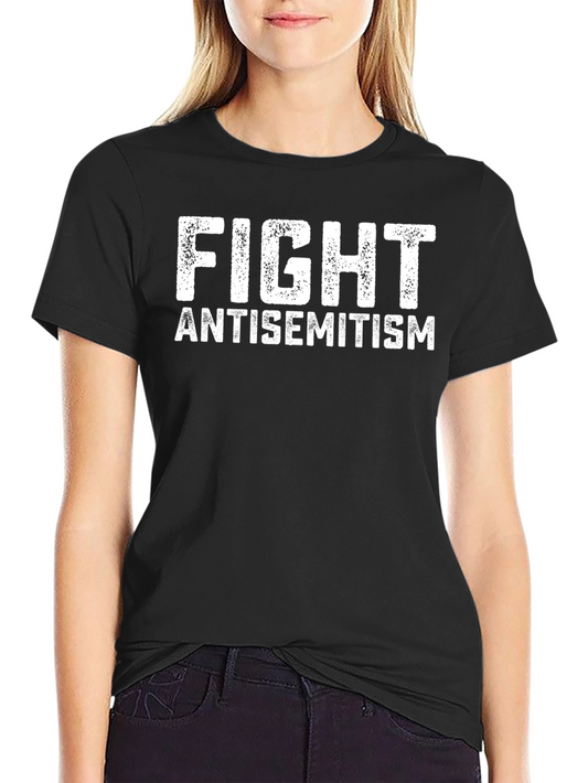 Fight Antisemitism Graphic Tee - Black Unisex T-Shirt