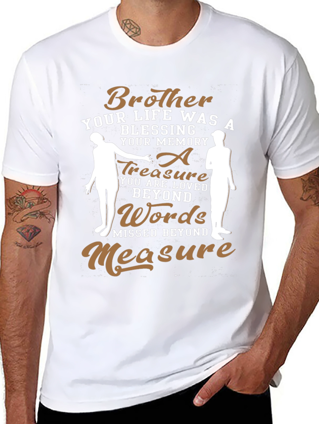 Brother Memorial T-Shirt - Loved Beyond Words