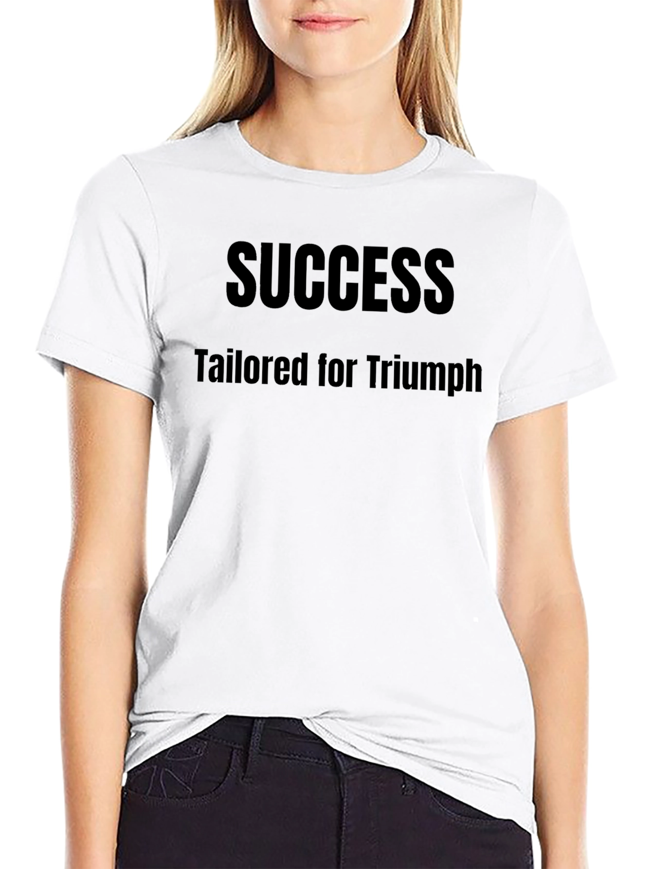 Success Tailored for Triumph Black T-Shirt