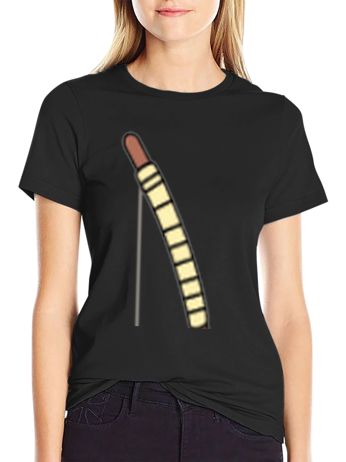 Novelty Sausage Link Graphic T-Shirt