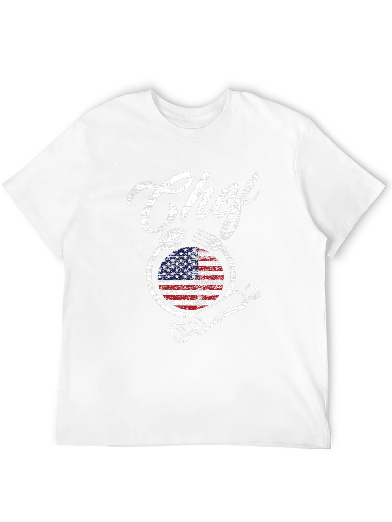 Chef USA Flag Graphic T-Shirt