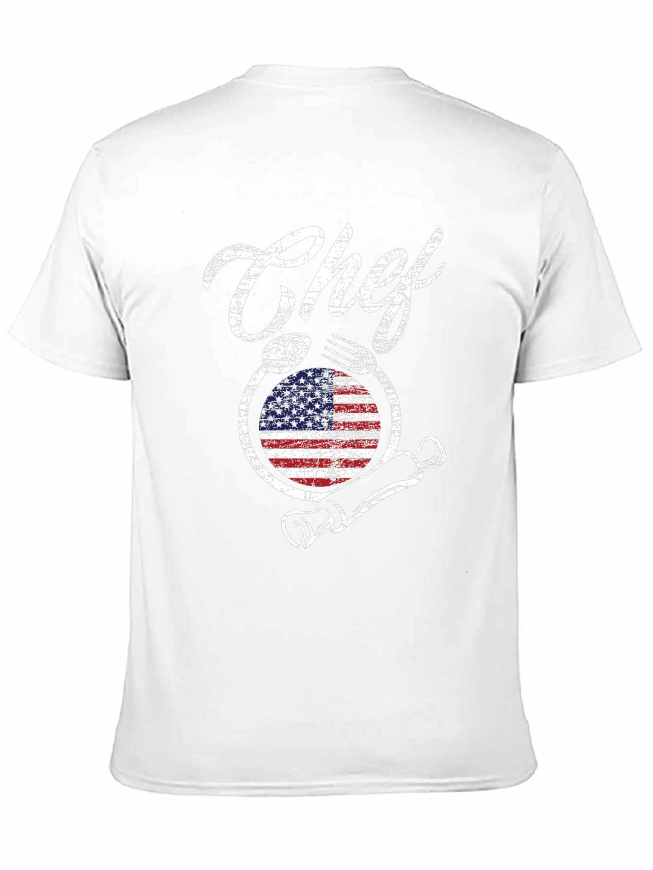 Chef USA Flag Graphic T-Shirt