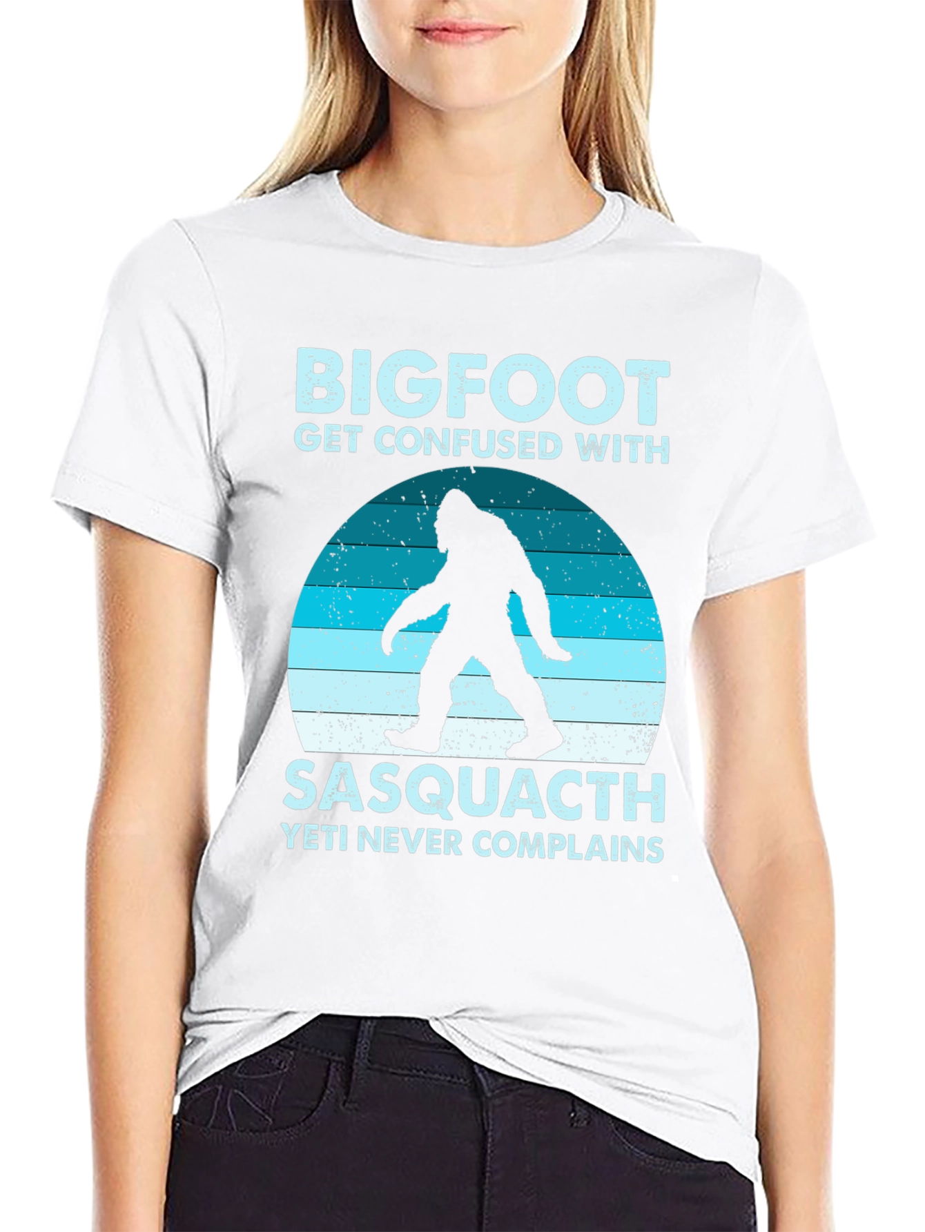 Bigfoot Sasquatch T-Shirt - Yeti Never Complains