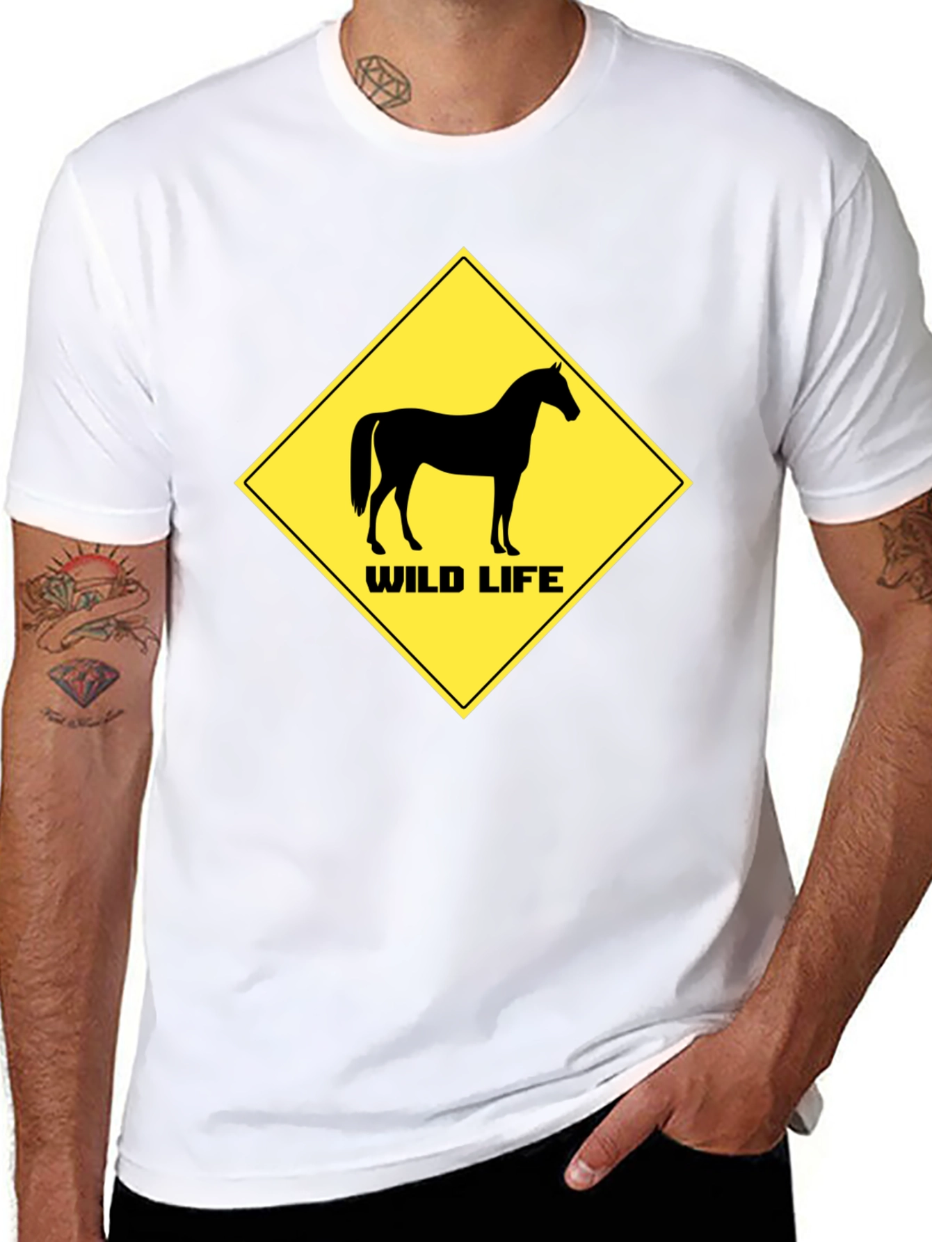 Wild Life Horse Graphic T-Shirt - Unisex