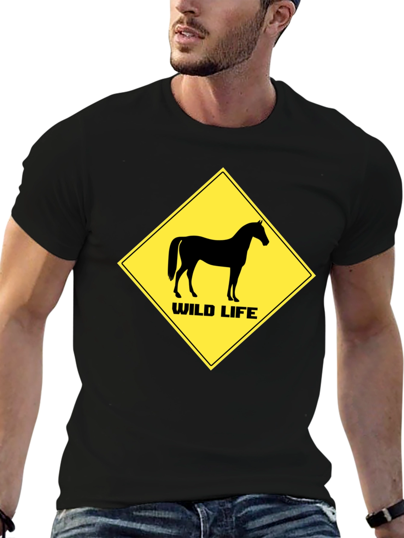 Wild Life Horse Graphic T-Shirt - Unisex