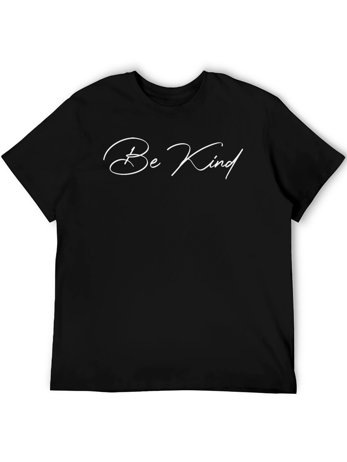 Be Kind Graphic T-Shirt - Black Crew Neck Tee