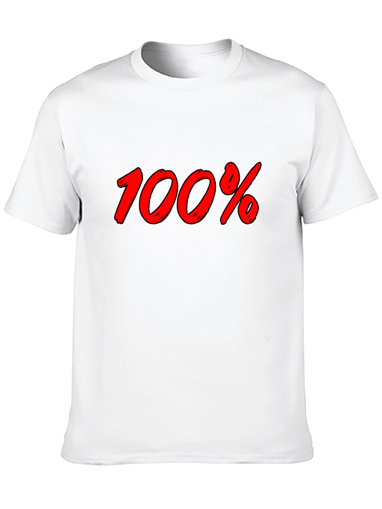 100% Graphic Black T-Shirt