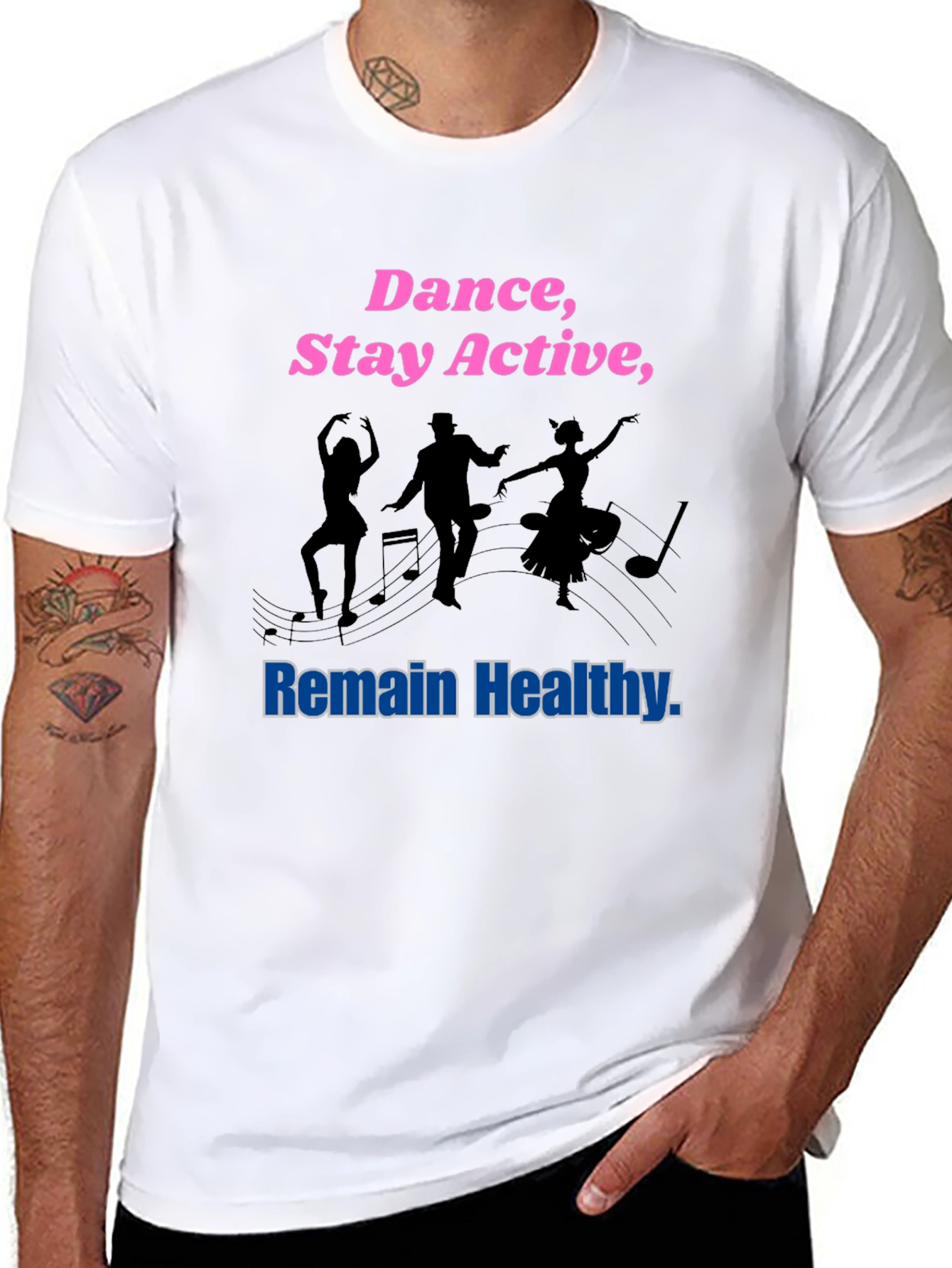 Dance Stay Active Remain Healthy Graphic Tee