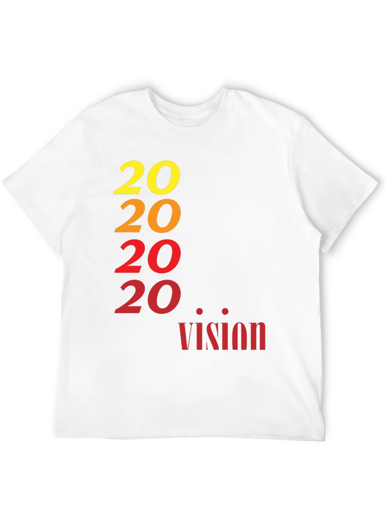 2020 Vision Graphic Tee - Stylish Mens T-Shirt